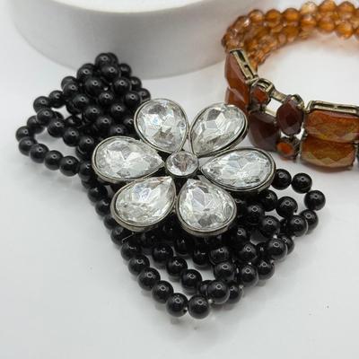 LOT 99J: Collection of Beaded Bracelets