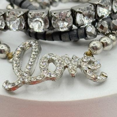 LOT 99J: Collection of Beaded Bracelets