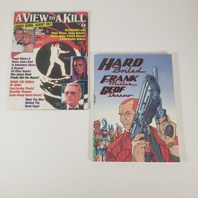 LOT 101B: Sin City Comic Collection with Hard Boiled & A View to A Kill Magazine