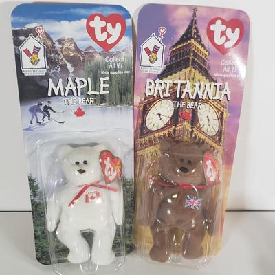 LOT 112B: Vintage McDonalds Beanie Baby Collection in Original Packaging