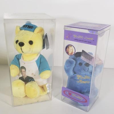 LOT 113B: Vintage Britney Spears/NSync Bears, Ashton Drake Doll, Carousel Music Box & More