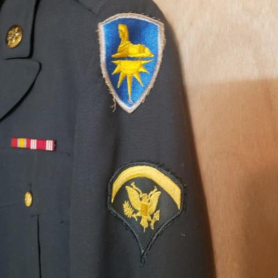 LOT 120B: Vintage Army/Military Uniform; Jacket & 2 Pairs of Pants