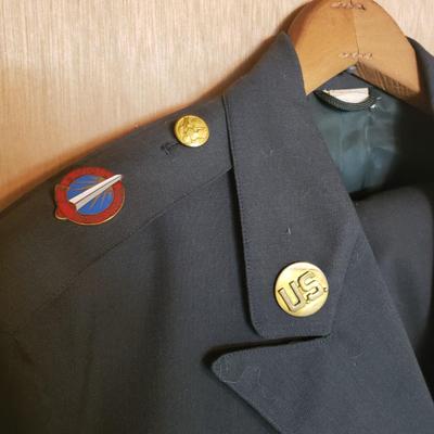 LOT 120B: Vintage Army/Military Uniform; Jacket & 2 Pairs of Pants