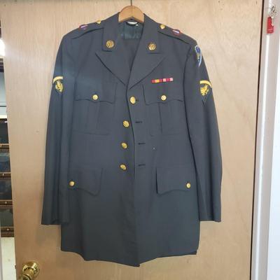 LOT 120B: Vintage Army/Military Uniform; Jacket & 2 Pairs of Pants