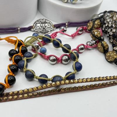 LOT 122J: Collection of Bracelets incl. Purple Lucky Brand