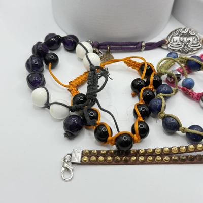LOT 122J: Collection of Bracelets incl. Purple Lucky Brand