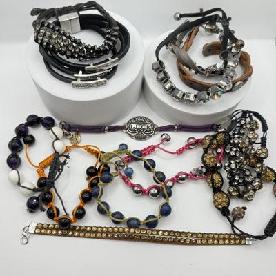 LOT 122J: Collection of Bracelets incl. Purple Lucky Brand