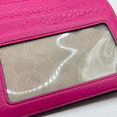 LOT 124B: Pink Michael Kors Wallet & Gum Wrapper Clutch