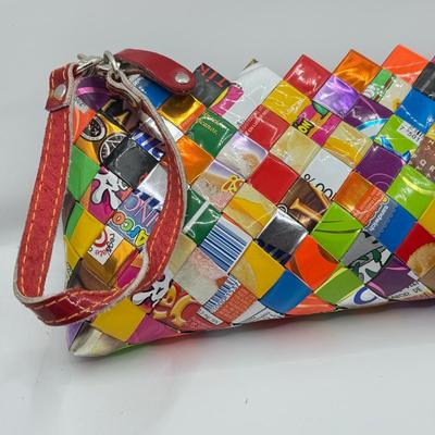 LOT 124B: Pink Michael Kors Wallet & Gum Wrapper Clutch
