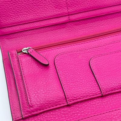LOT 124B: Pink Michael Kors Wallet & Gum Wrapper Clutch