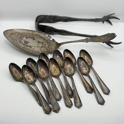 LOT 125J: Silverplate Utensil Collection
