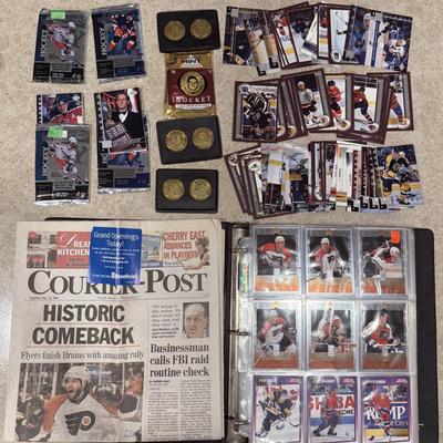 LOT 127B: Large Collection of Hockey Cards & More