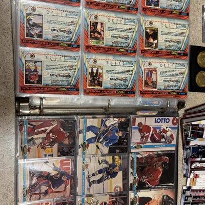 LOT 127B: Large Collection of Hockey Cards & More