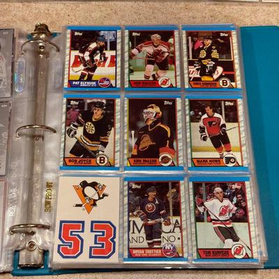 LOT 128J: Large Collection of Hockey Trading Cards
