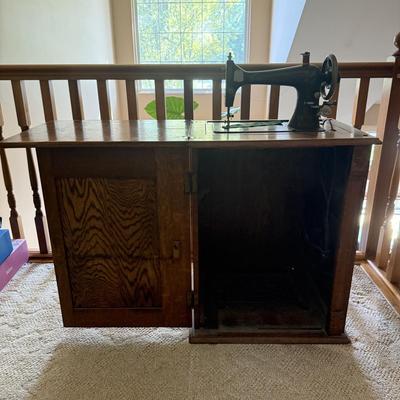 LOT 131U: Antique Franklin Folding Sewing Machine