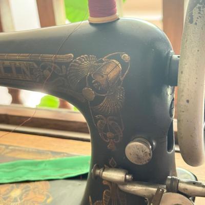 LOT 131U: Antique Franklin Folding Sewing Machine