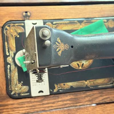 LOT 131U: Antique Franklin Folding Sewing Machine