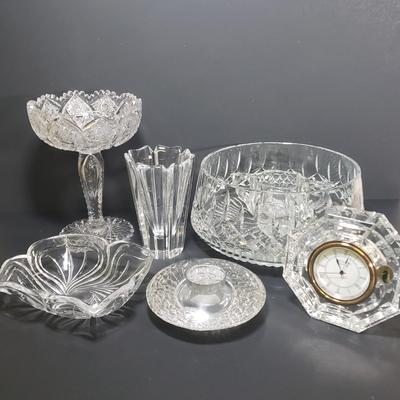 LOT 144B: Waterford Crystal, Orrefors Sweden & Other Fine Glass Pieces
