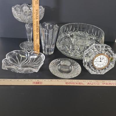LOT 144B: Waterford Crystal, Orrefors Sweden & Other Fine Glass Pieces