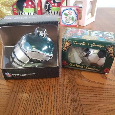 LOT 150B: Huge Collection of Christmas Ornaments; Kosta Boda, Lenox, Hallmark & More