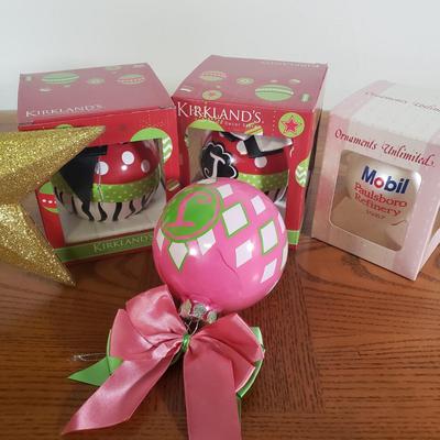 LOT 150B: Huge Collection of Christmas Ornaments; Kosta Boda, Lenox, Hallmark & More