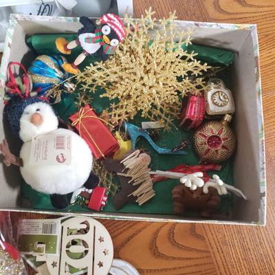 LOT 150B: Huge Collection of Christmas Ornaments; Kosta Boda, Lenox, Hallmark & More