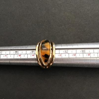Gold tone, fashion, statement ring