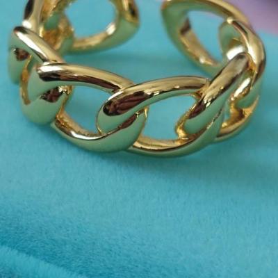 18kt Gold Overlay sterling silver Ring