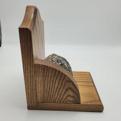Three Sets of Geode Bookends (D-EL)