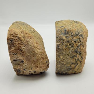 Three Sets of Geode Bookends (D-EL)