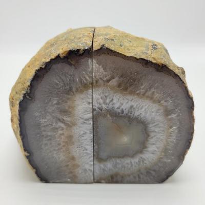 Three Sets of Geode Bookends (D-EL)