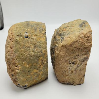 Three Sets of Geode Bookends (D-EL)