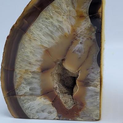 Three Sets of Geode Bookends (D-EL)