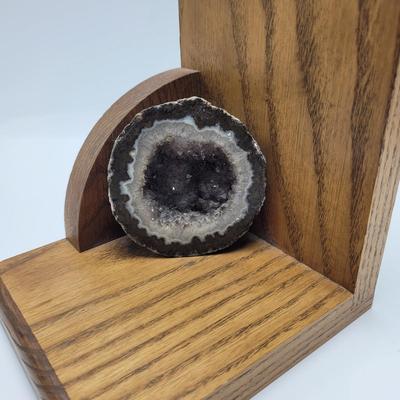 Three Sets of Geode Bookends (D-EL)