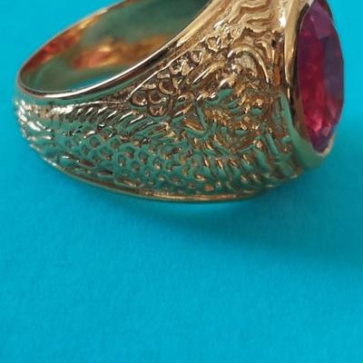 Lab-Created Sapphire Ring