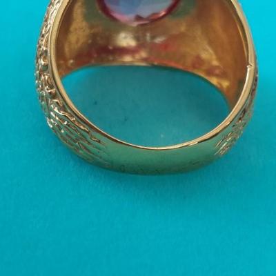 Lab-Created Sapphire Ring