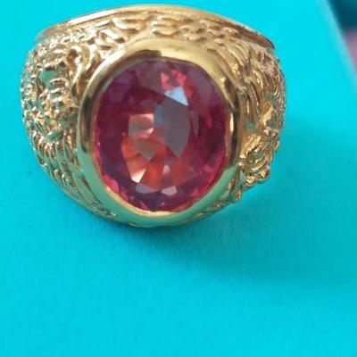 Lab-Created Sapphire Ring