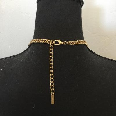 MIKA Gold, toned, multicolored statement, necklace