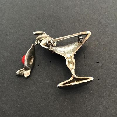 Vintage, red hat, society, drink, brooch