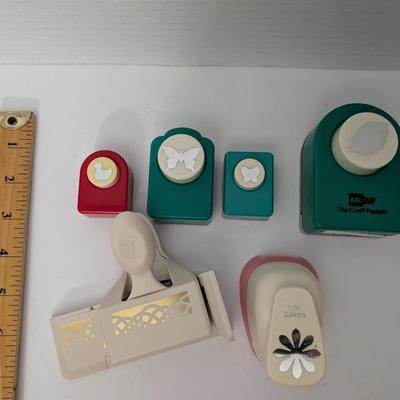 Lot Craft Paper Punches Martha Stewart McGill Shapes Duck Butterfly Leaf Flower Border