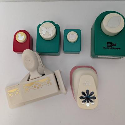 Lot Craft Paper Punches Martha Stewart McGill Shapes Duck Butterfly Leaf Flower Border