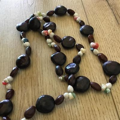 Island seashell necklace
