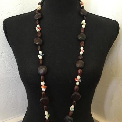 Island seashell necklace