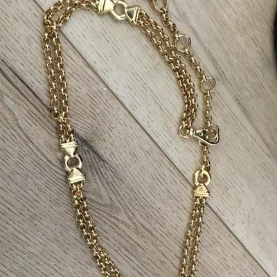 Very nice gold tone chain waist belt
