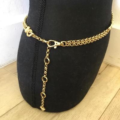 Very nice gold tone chain waist belt