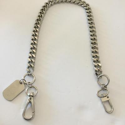 Purse chain Silver tone