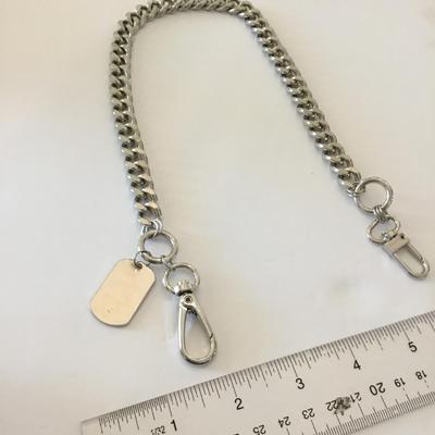 Purse chain Silver tone