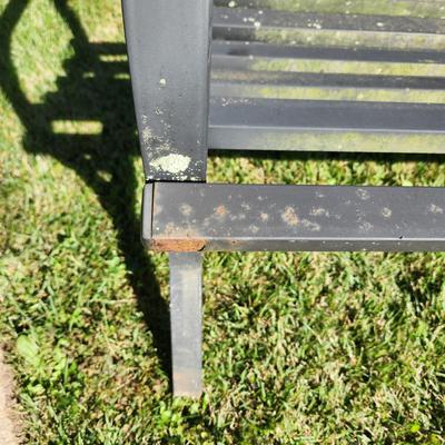 Metal Garden Yard Patio Bench 50"