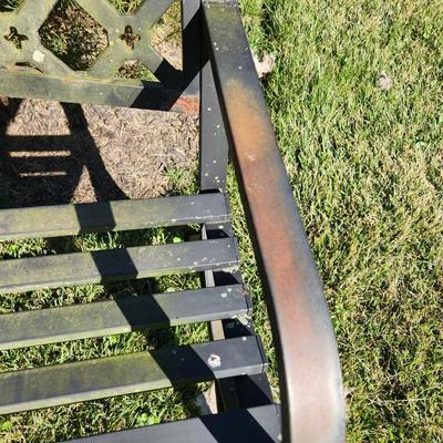 Metal Garden Yard Patio Bench 50"