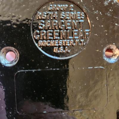Vintage Sargent Greenleaf Group 2 RS714 Series floor safe